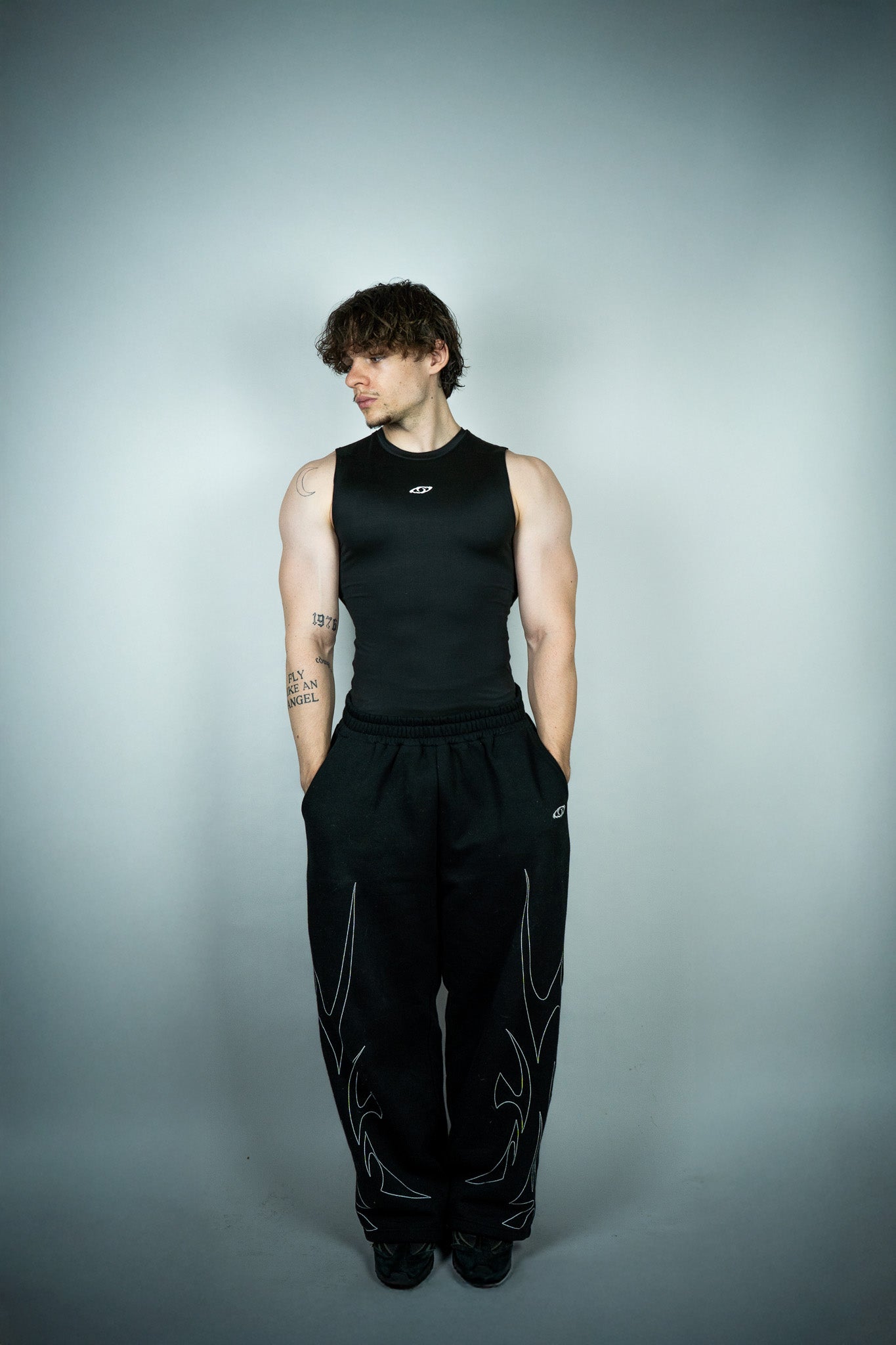 Compression SleeveLess "FingerPrint"
