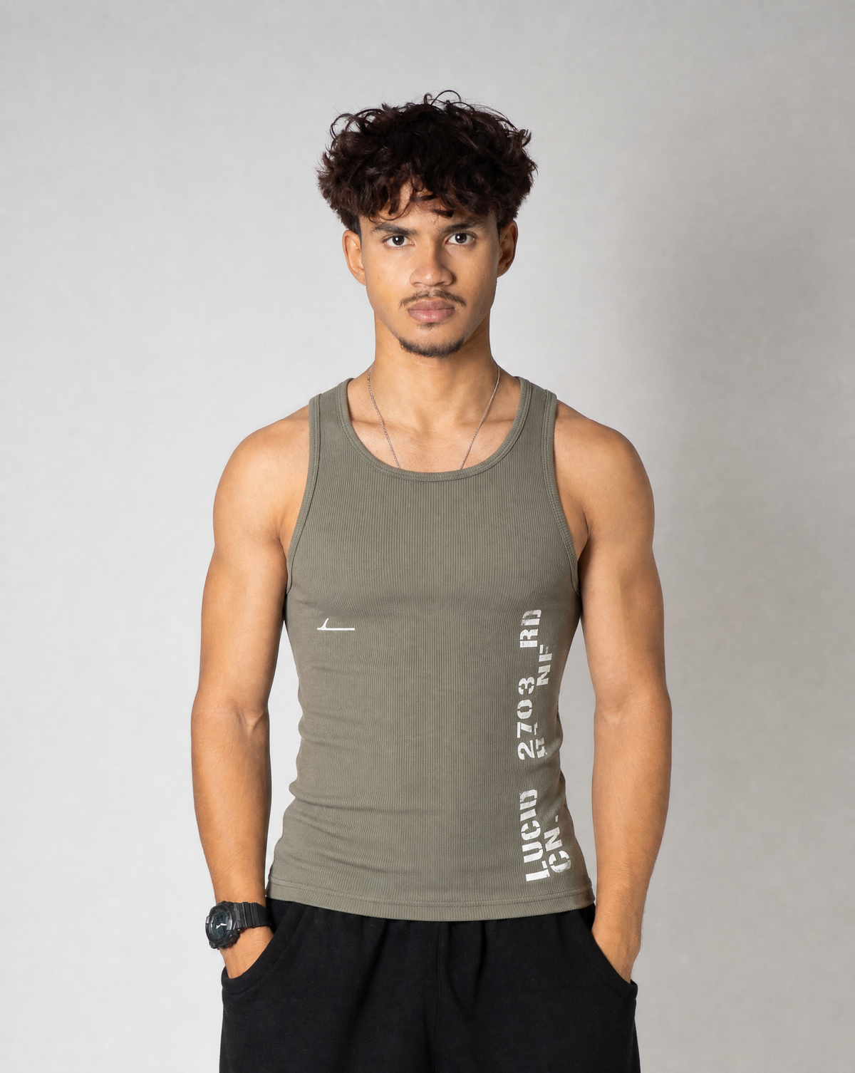 Stencil Tank Top