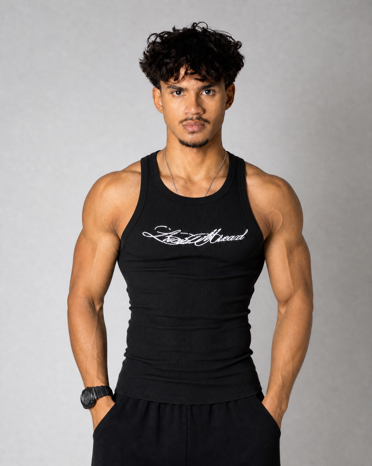 Wisp Black Tank top