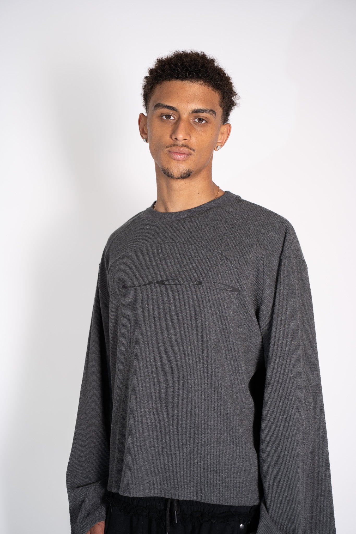 Iron Grey LS Waffle