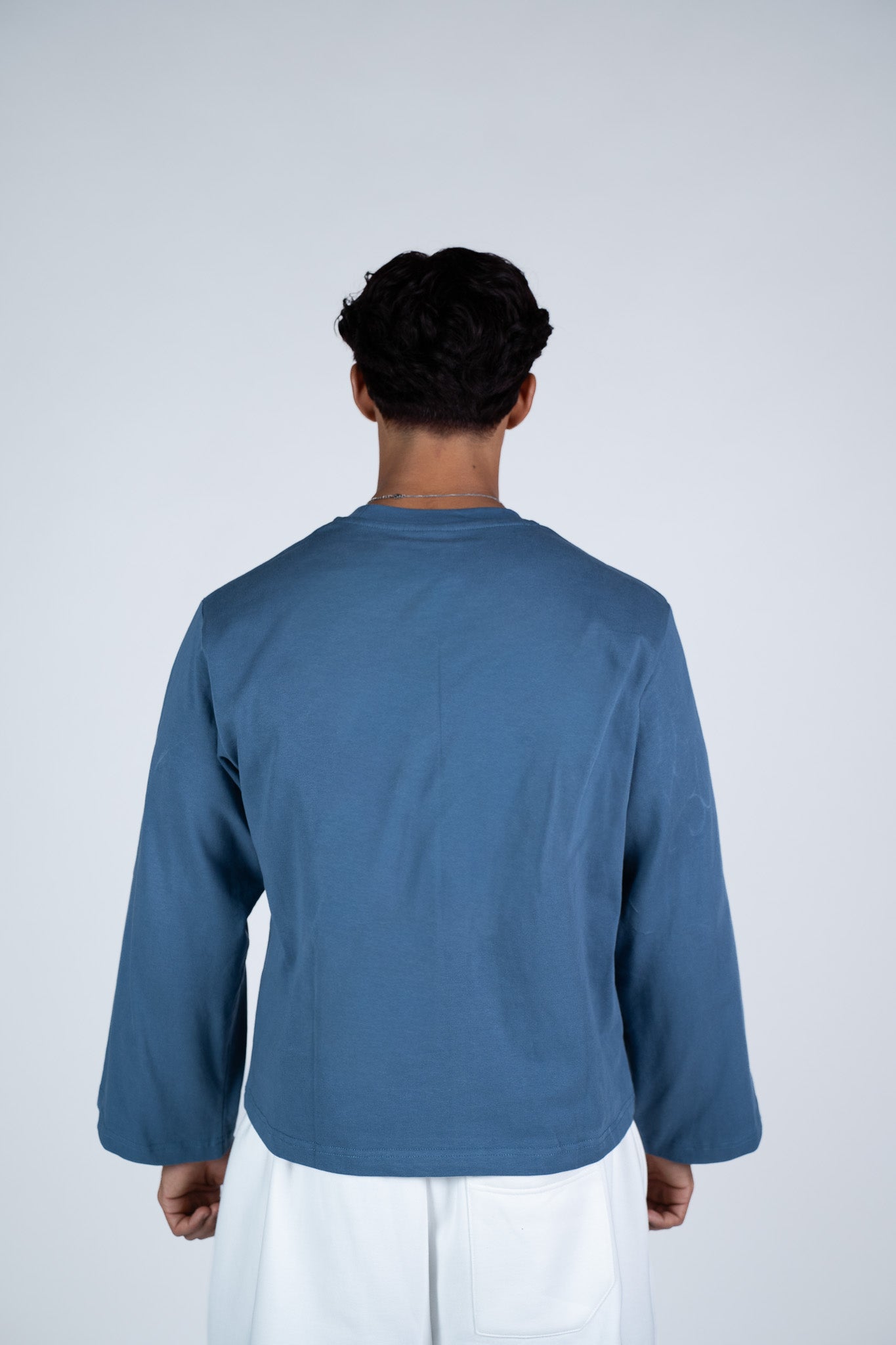 Wisp Blue LS Cotton