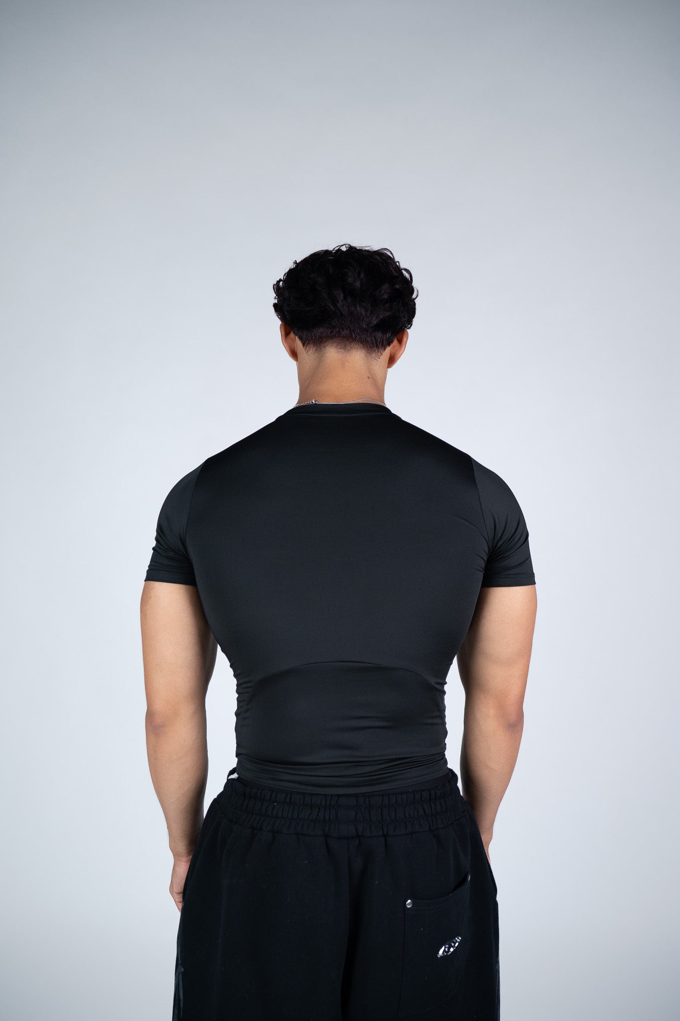 Shiny Black Compression SS