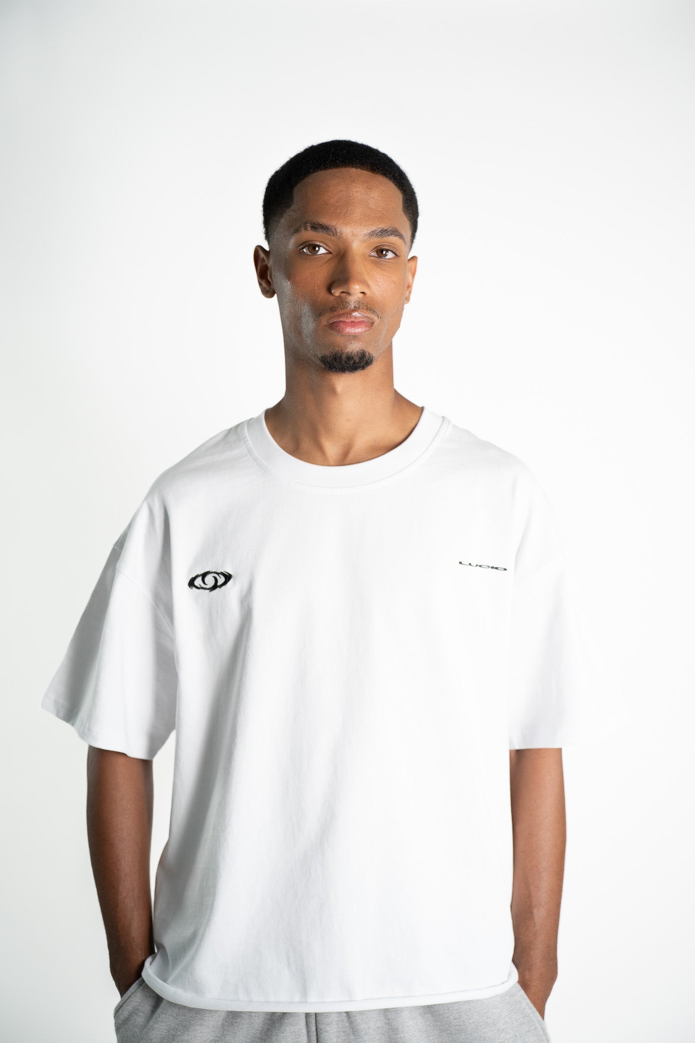 Organic 3 White T-Shirt Camo