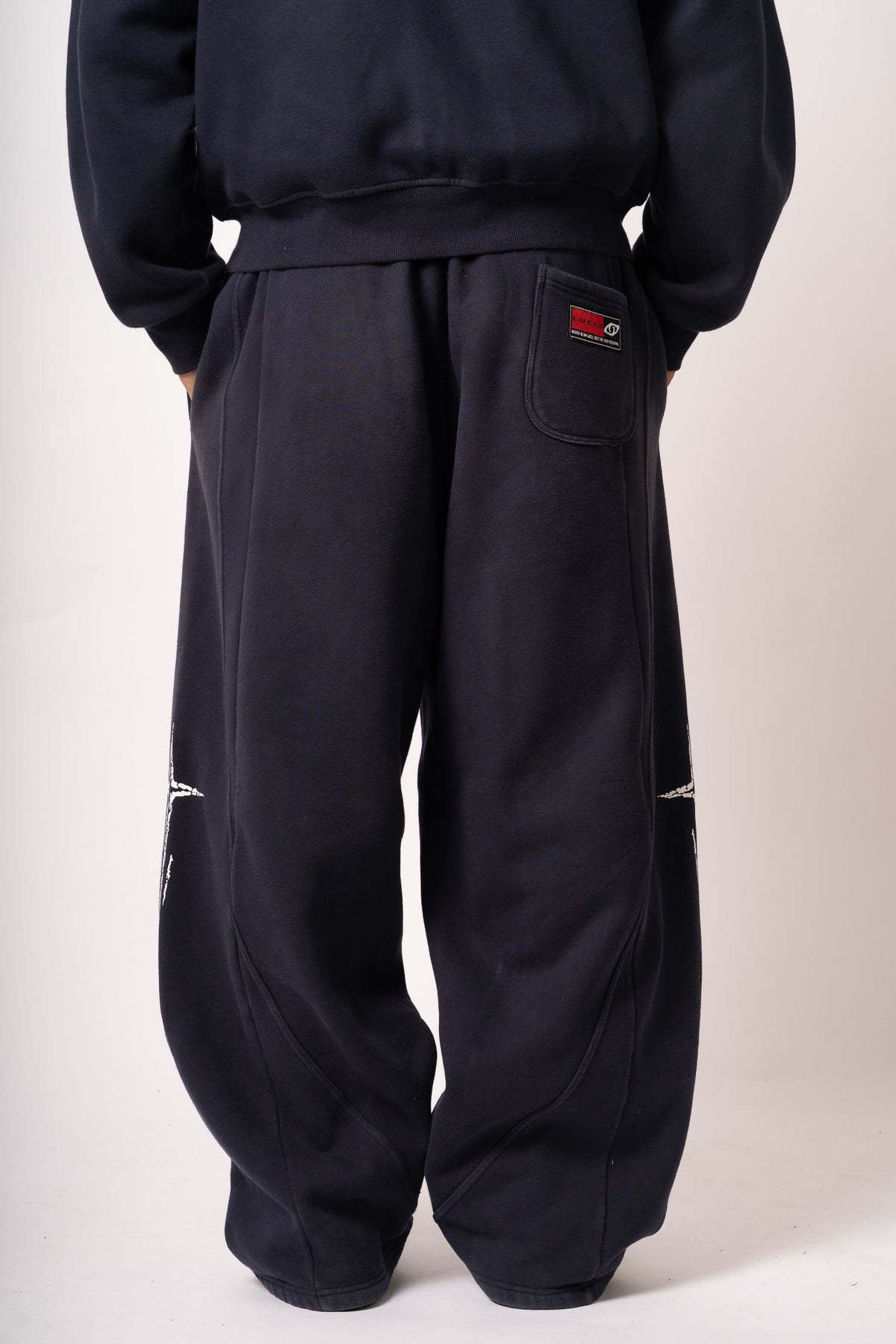 Jogging "Nova", bleu marine, dos