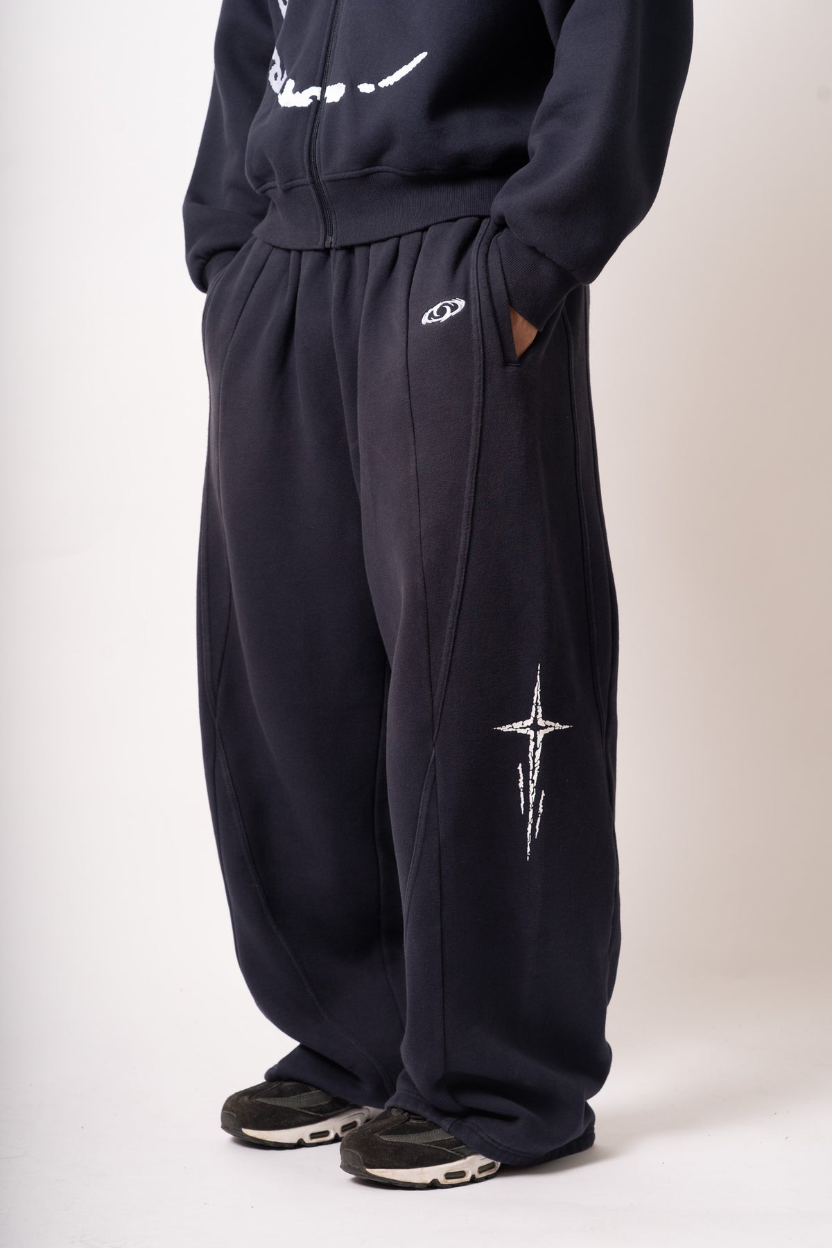Jogging "Nova", bleu marine, trois-quarts