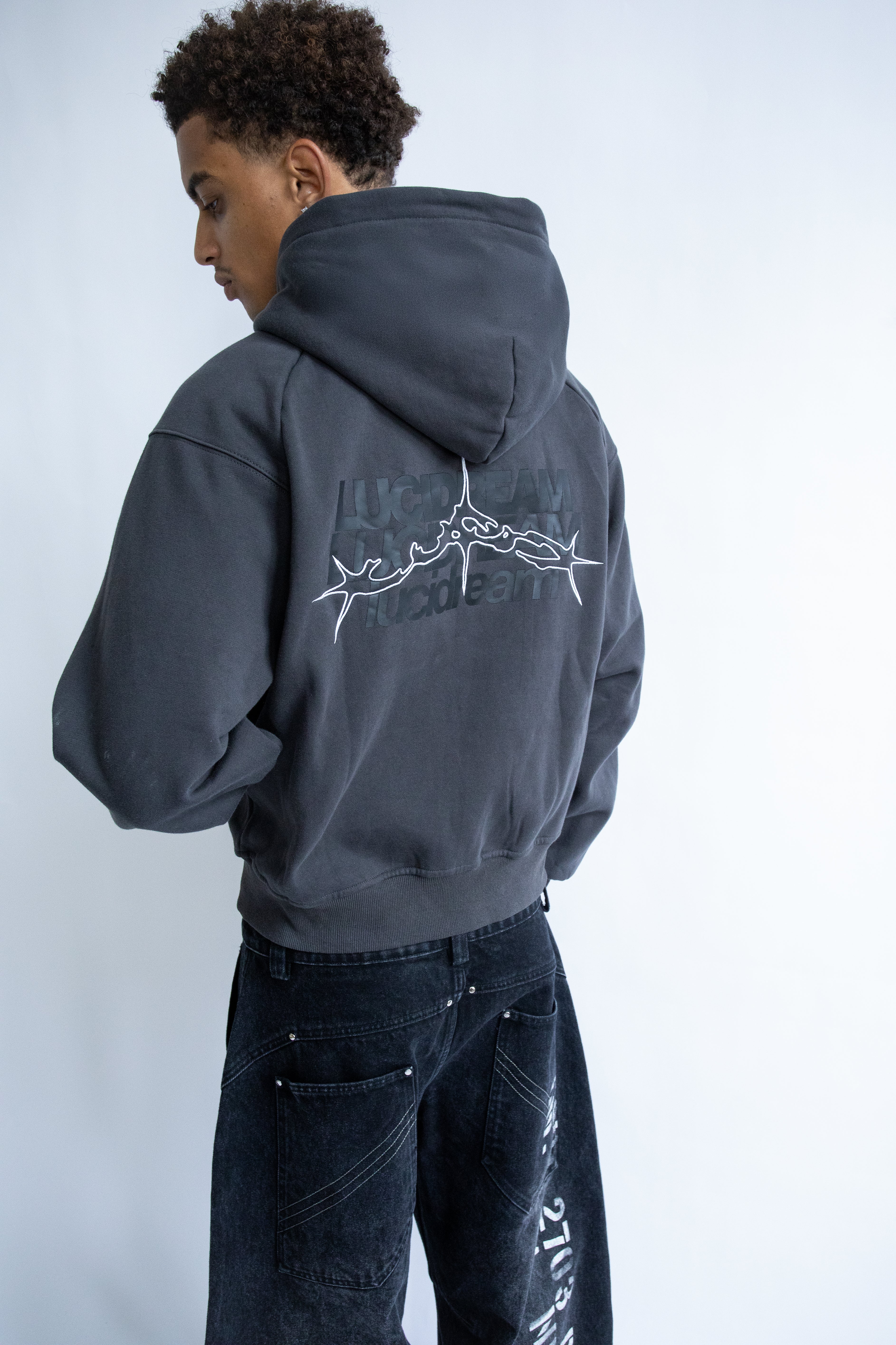 The full Dark Grey Hoodie-thumbmail-3