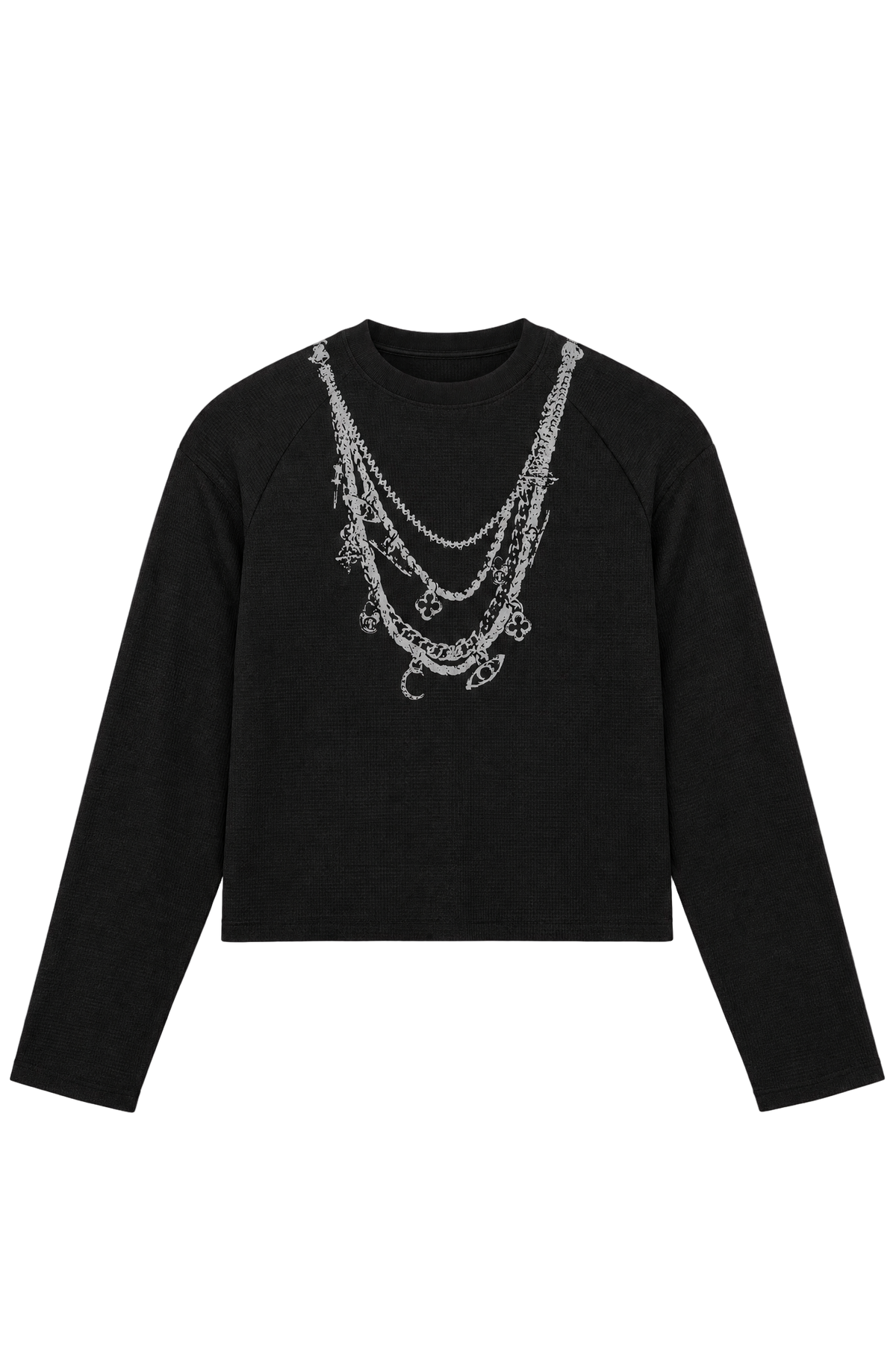 Chain Longsleeve Waffle — Packshot devant