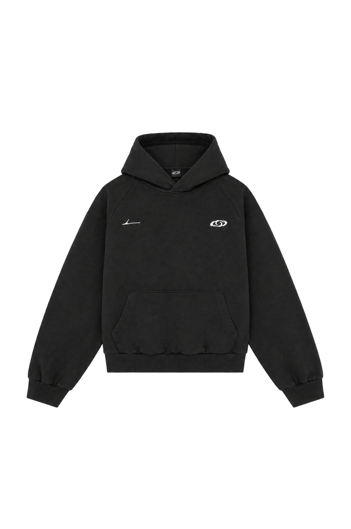 Classic Logo Black hoodie — Packshot devant