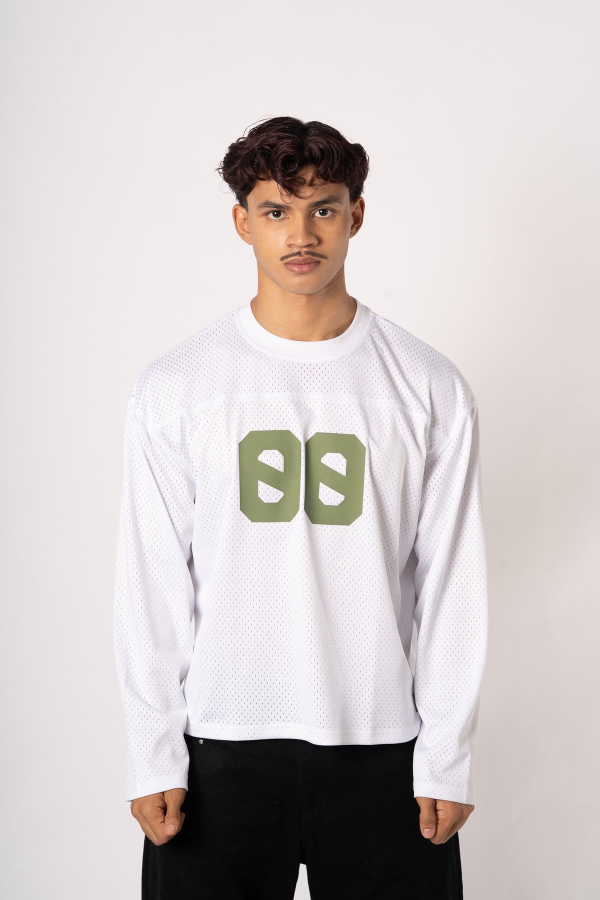 Number White Jersey - face
