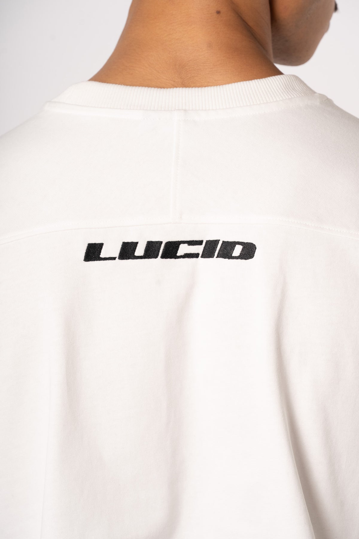 Star 3/4 T-shirt blanc - detail dos