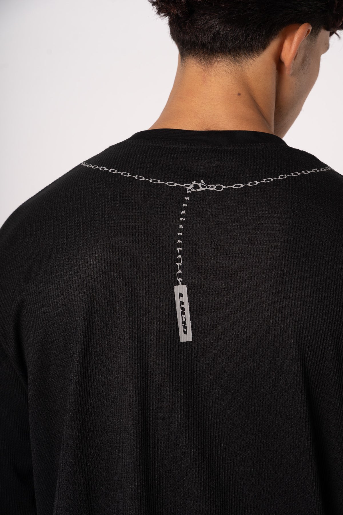 Chain Longsleeve Waffle - detail dos