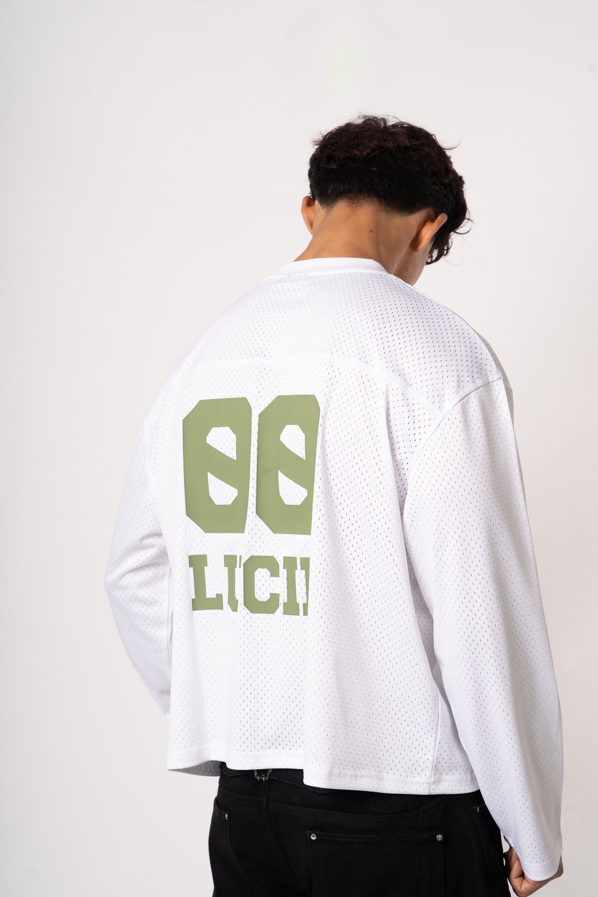 Number White Jersey - dos