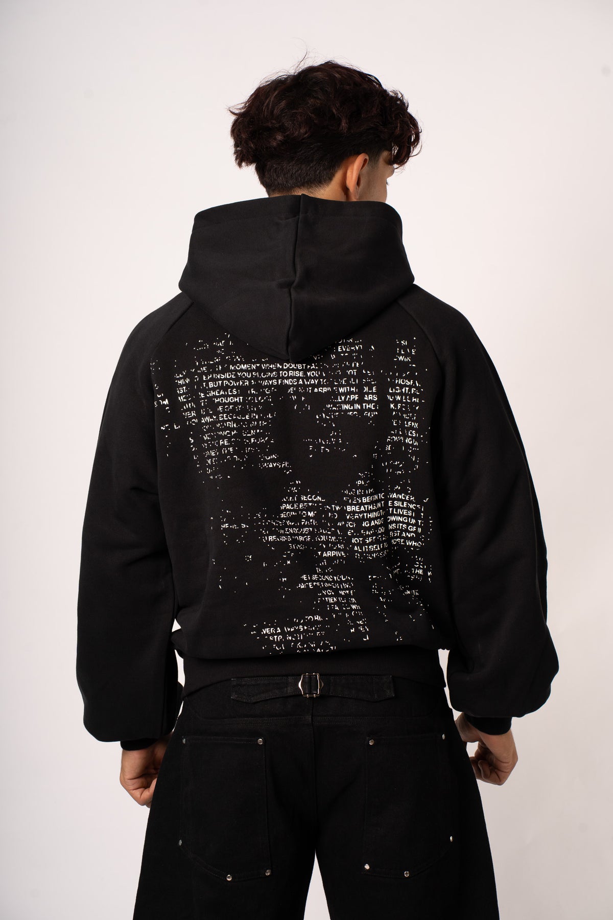 Letter Hoodie - dos