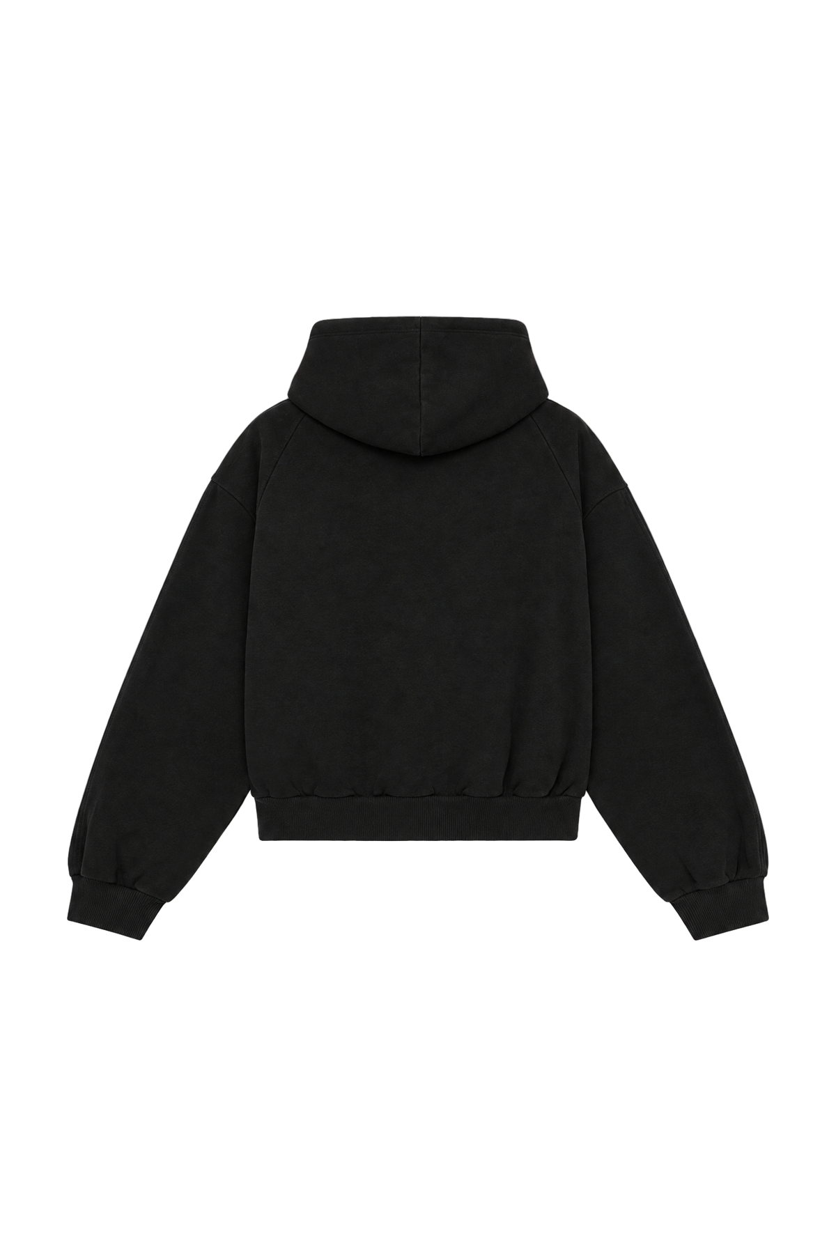 Emblem Black Hoodie — Packshot derrière