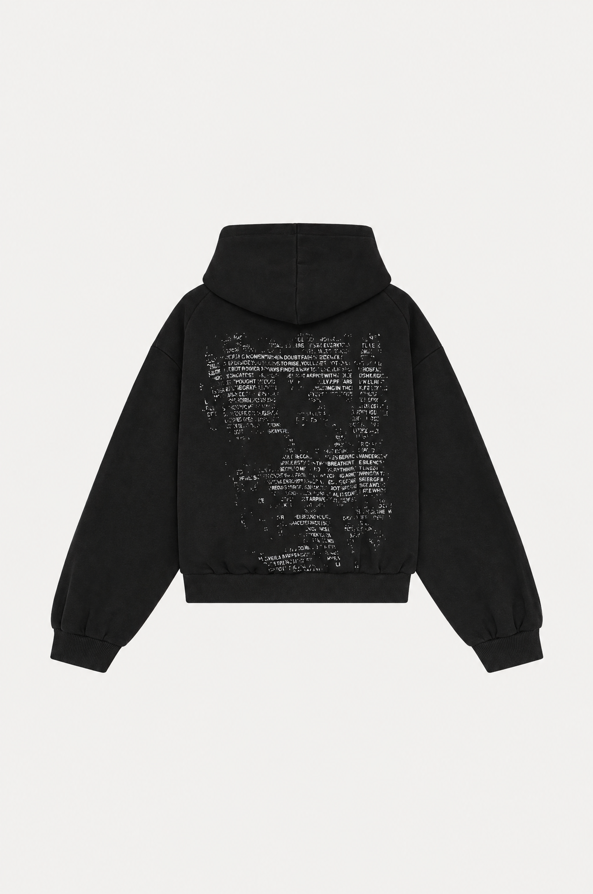Letter Hoodie — Packshot derrière